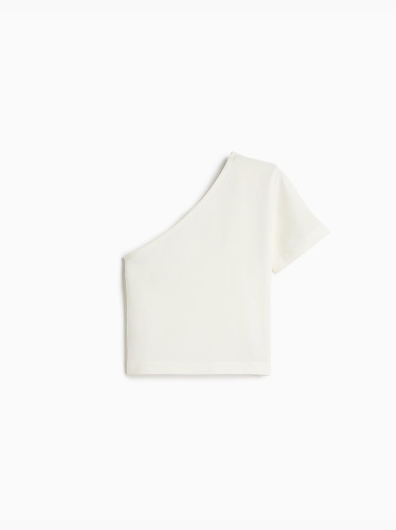 T-shirt asimmetrica, MO Fashion Bianco - Kiabi