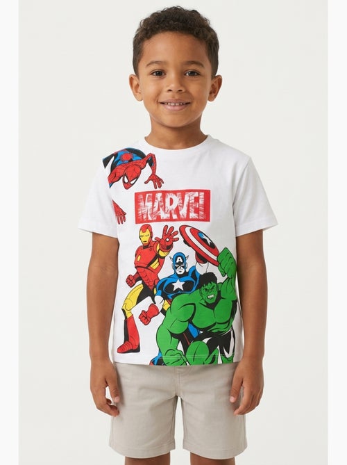 T-shirt avengers bianco bambino | licenza ufficiale - Kiabi