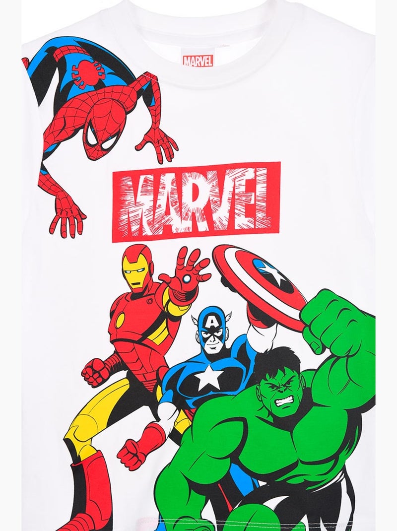 T-shirt avengers bianco bambino | licenza ufficiale Bianco - Kiabi