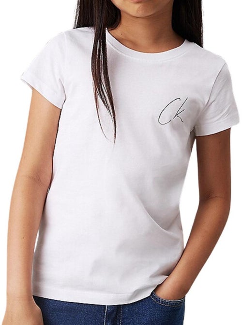 T-shirt Bambina Calvin Klein Jeans con Logo - Kiabi