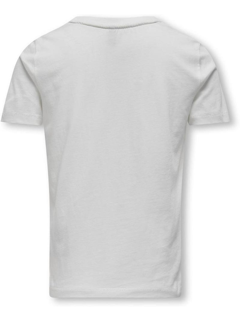 T-shirt Bambina Kids ONLY Bianco - Kiabi