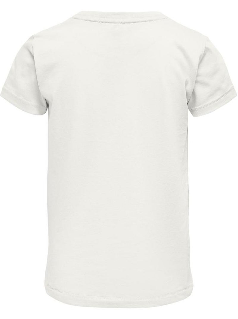 T-shirt Bambina Kids ONLY Ecru - Kiabi
