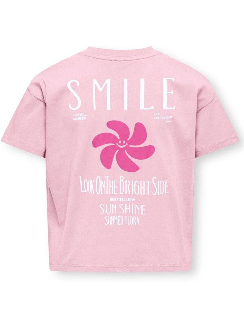 T-shirt bambina kids only Rosa - Kiabi