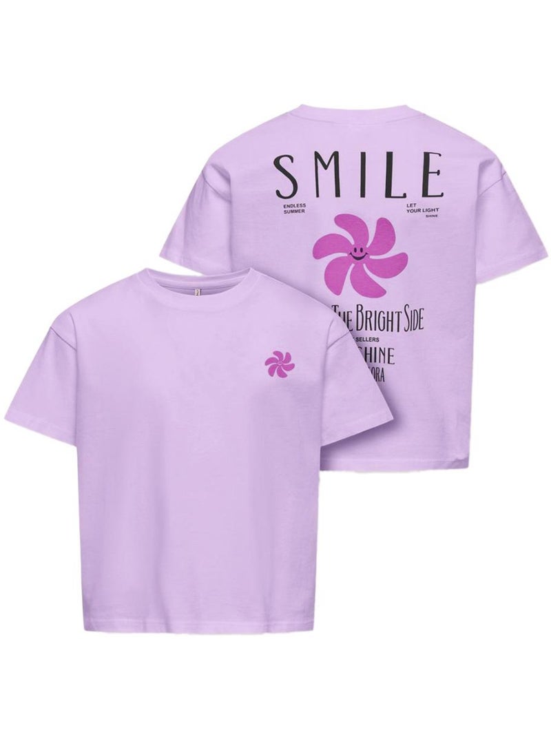 T-shirt Bambina Kids Only Viola - Kiabi