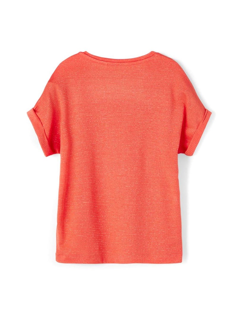 T-shirt Bambina Name It Arancione - Kiabi