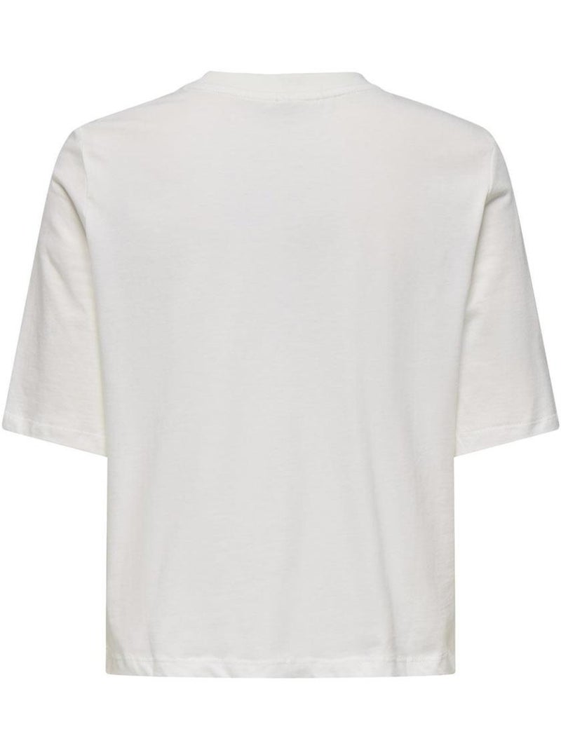 T-shirt Bambina ONLY Bianco - Kiabi