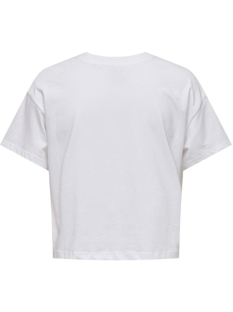T-shirt bambina only Bianco - Kiabi