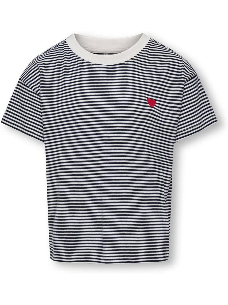 T-Shirt Bambina ONLY Bianco - Kiabi