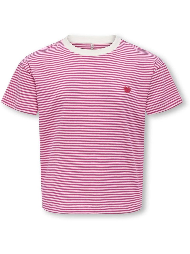 T-Shirt Bambina ONLY Rosa - Kiabi
