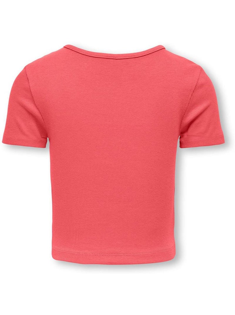 T-Shirt Bambina ONLY Rosso - Kiabi