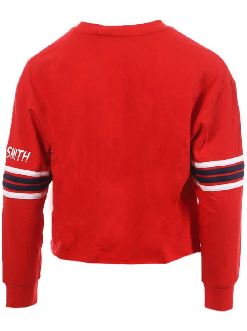 T-shirt Bambina Teddy Smith Tess Rosso - Kiabi