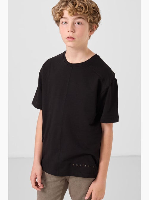 T-shirt bambino a costine girocollo tommy - Kiabi T-shirt bambino a costine girocollo tommy - Kiabi