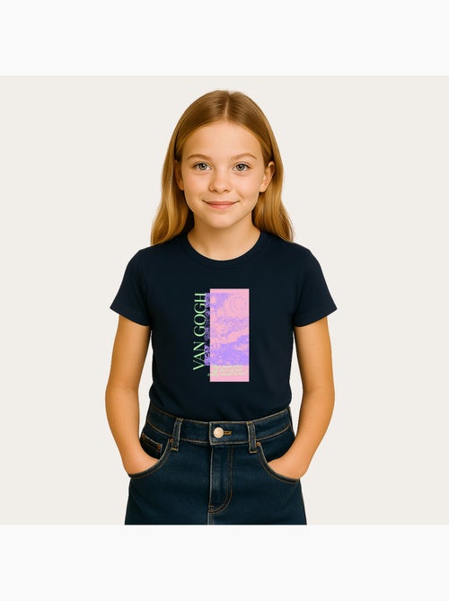 T-shirt bambino APOH VAN GOGH STARRY NIGHT SCRIBBLE - Kiabi