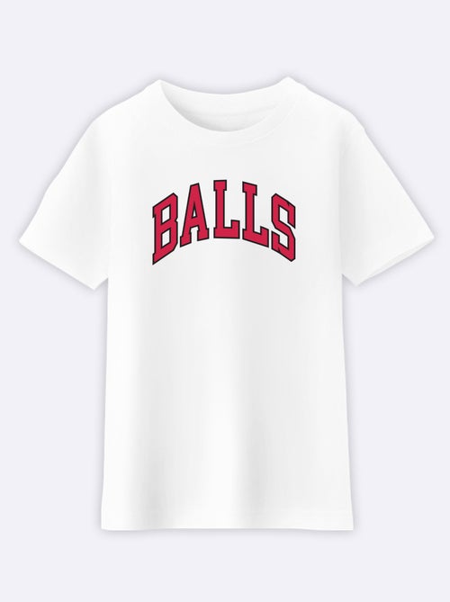 T-shirt bambino BALLS - Kiabi