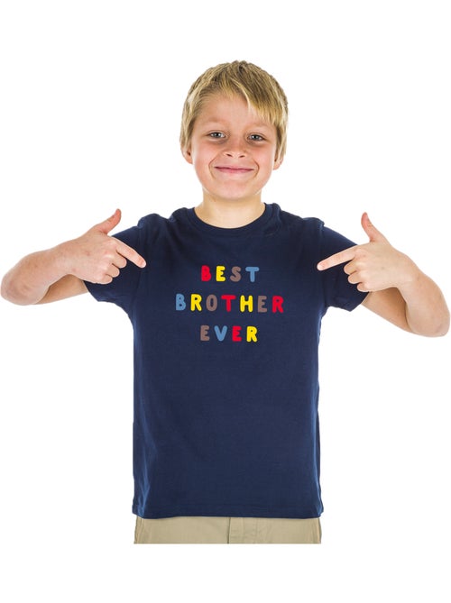 T-shirt bambino BEST BROTHER EVER COLORÉ WAF - Kiabi