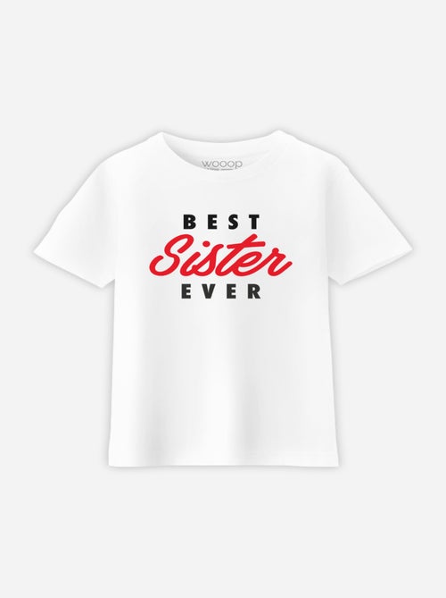 T-shirt bambino BEST SISTER EVER - Kiabi