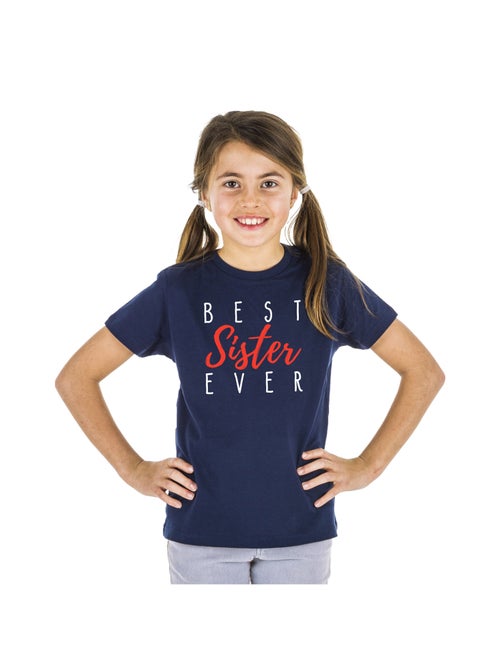 T-shirt bambino BEST SISTER EVER - Kiabi
