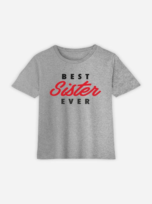 T-shirt bambino BEST SISTER EVER - Kiabi