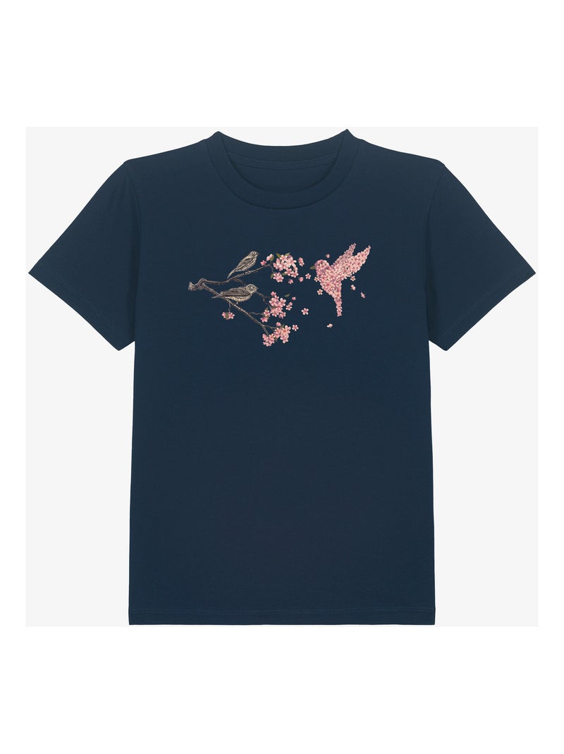 T-shirt bambino BLOSSOM BIRD Blu marino - Kiabi