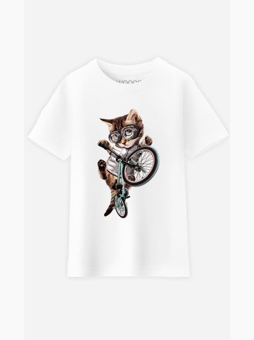 T-shirt bambino BMX CAT - Kiabi