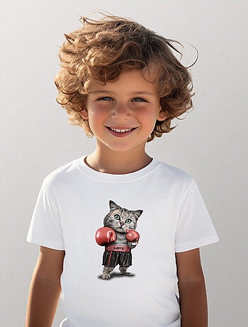 T-shirt bambino BOXING CAT