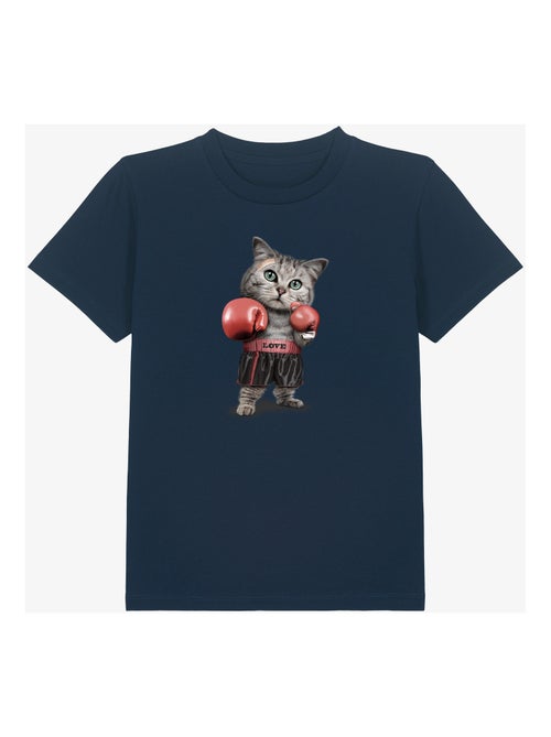 T-shirt bambino BOXING CAT - Kiabi