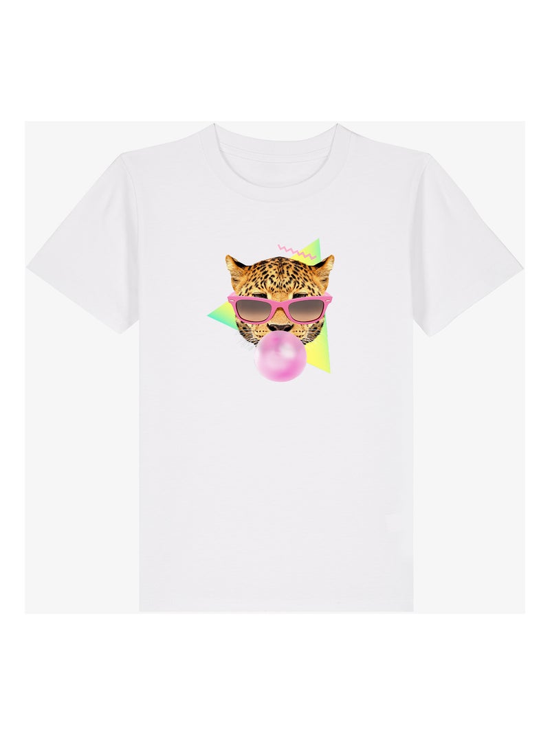 T-shirt bambino BUBBLE GUM LEO Bianco - Kiabi