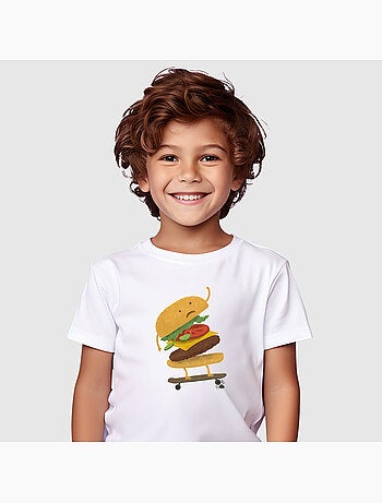 T-shirt bambino BURGER WIPEOUT