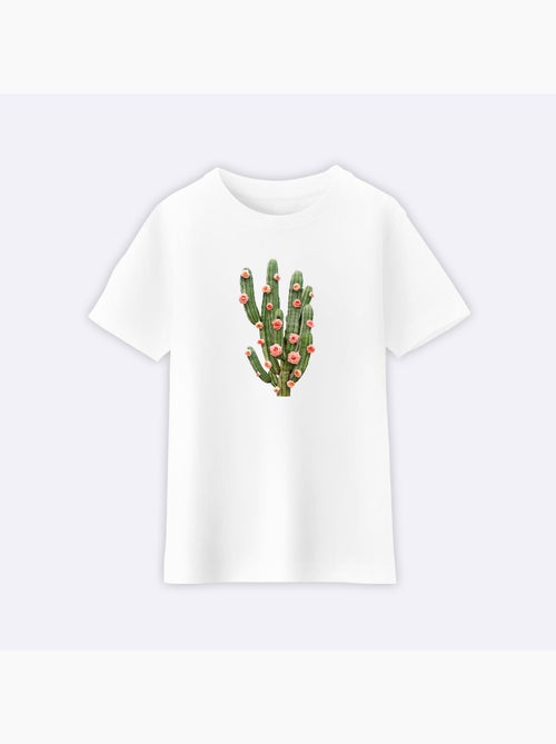 T-shirt bambino CACTUS AND ROSES - Kiabi