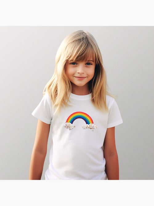 T-shirt bambino CANDY RAINBAW - Kiabi