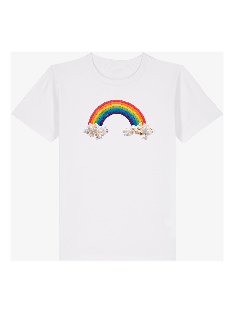 T-shirt bambino CANDY RAINBAW Bianco - Kiabi
