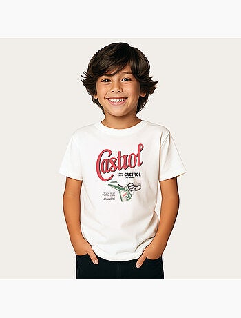 T-shirt bambino CASTROL BY NAME