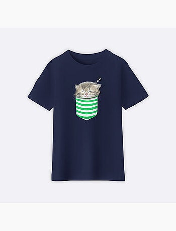 T-shirt bambino CAT IN THE POCKET