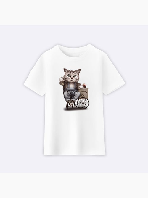T-shirt bambino CAT SELLING ICE CEEAM - Kiabi