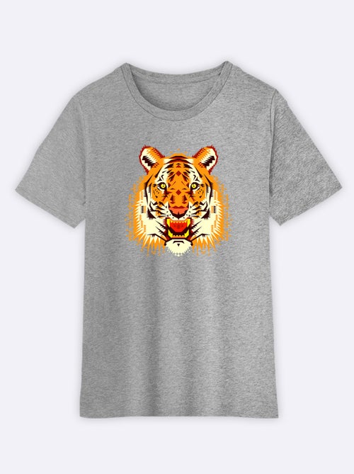 T-shirt bambino CHOBOPOP GEOMETRIC TIGER - Kiabi