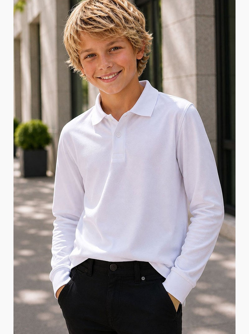 T-shirt bambino con girocollo tommy Nero Bianco - Kiabi