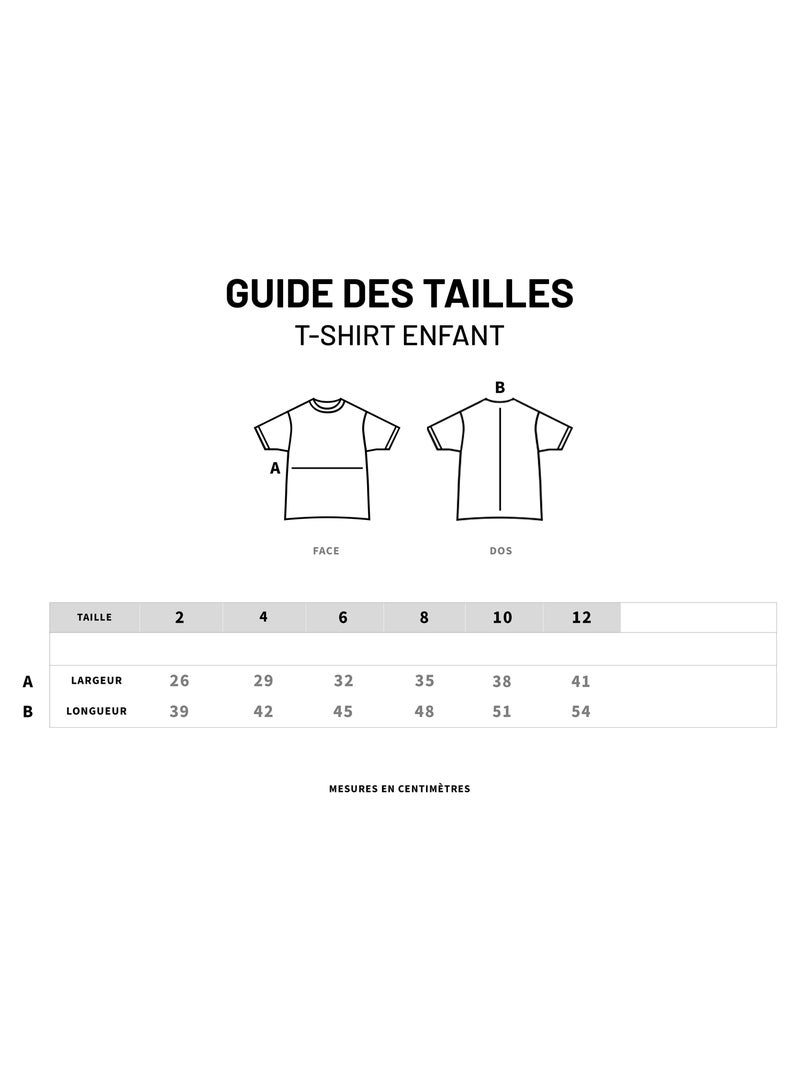 T-shirt bambino COOL KIND Bianco - Kiabi