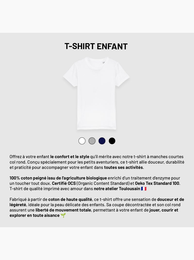 T-shirt bambino COOL KIND Bianco - Kiabi
