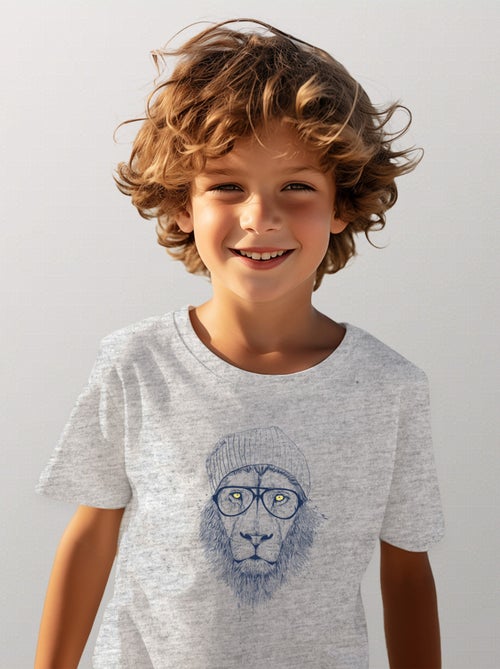 T-shirt bambino COOL LION - Kiabi