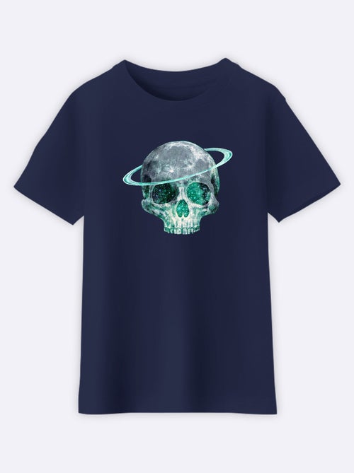 T-shirt bambino COSMIC SKULL GREEN - Kiabi