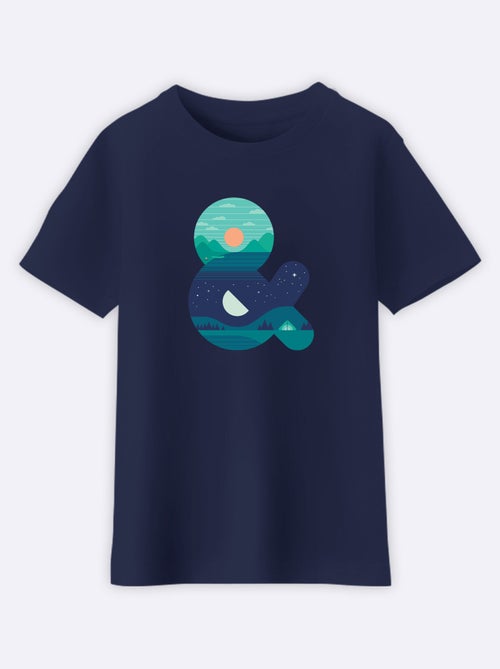 T-shirt bambino DAY NIGHT - Kiabi