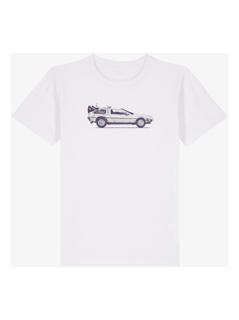 T-shirt bambino DELOREAN Bianco - Kiabi