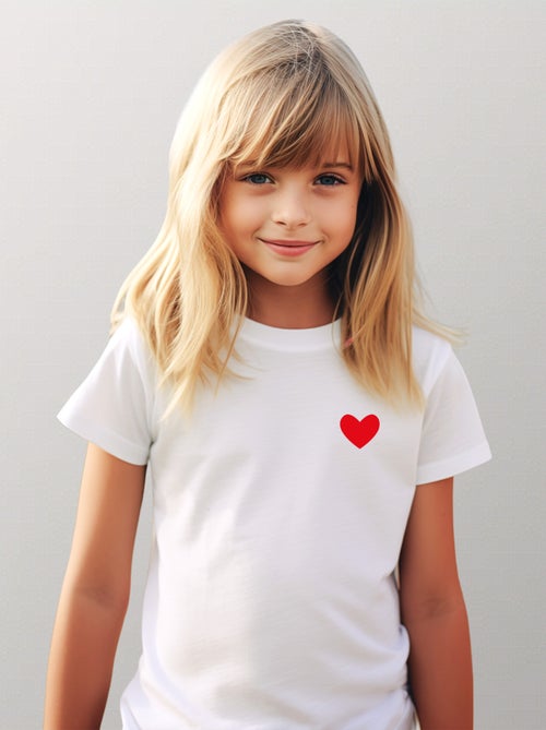 T-shirt bambino DESSIN PETIT COEUR - Kiabi T-shirt bambino DESSIN PETIT COEUR - Kiabi