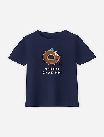 T-shirt bambino DONUT GIVE UP