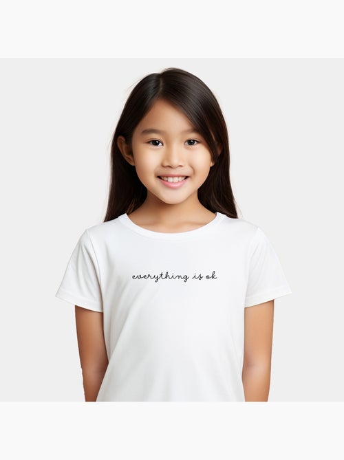 T-shirt bambino EVERYTHING IS OK - Kiabi