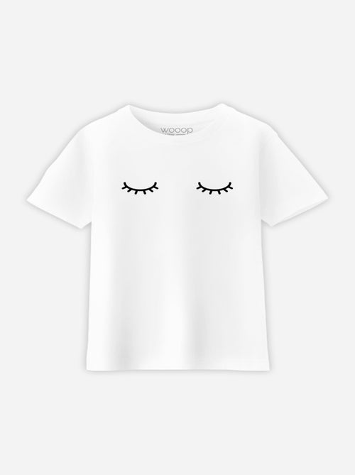 T-shirt bambino EYES CLOSED - Kiabi