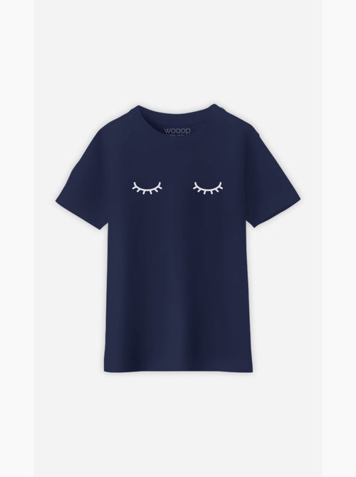 T-shirt bambino EYES CLOSED - Kiabi