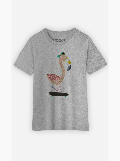 T-shirt bambino FLAMINGO SKATER - Kiabi