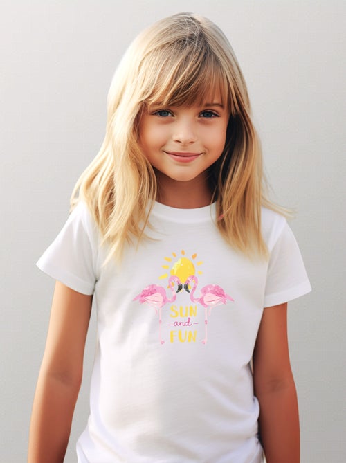 T-shirt bambino FLAMINGO-SUN-AND-FUN - Kiabi