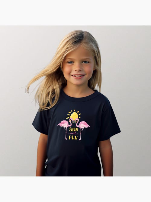 T-shirt bambino FLAMINGO-SUN-AND-FUN - Kiabi